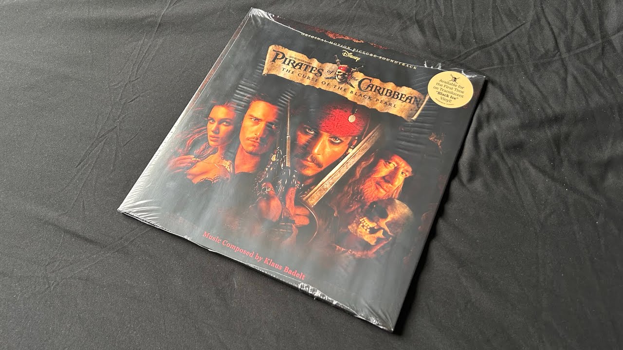 PIRATES OF THE CARIBBEAN: THE CURSE OF THE BLACK PEARL OST VINYL UNBOXING 