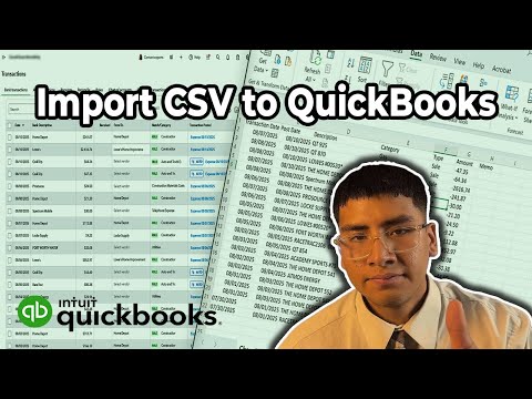 How to Import a Bank CSV File into QuickBooks (Step-by-Step Tutorial)