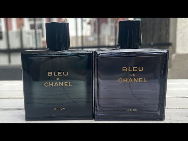 Fake vs Real Bleu de Chanel Extrait de Parfum / How to spot fake Bleu de  Chanel Perfume 