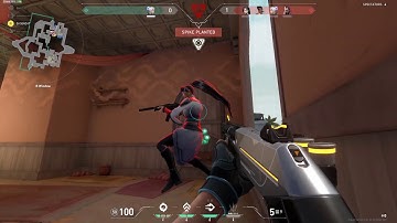 Valorant 1v4 Trigger discipline ninja