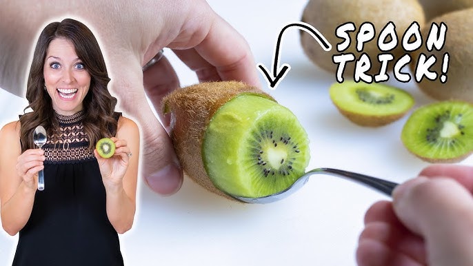 1 éplucheur de fruits et de kiwis pour couper les fruits et les kiwis, vert