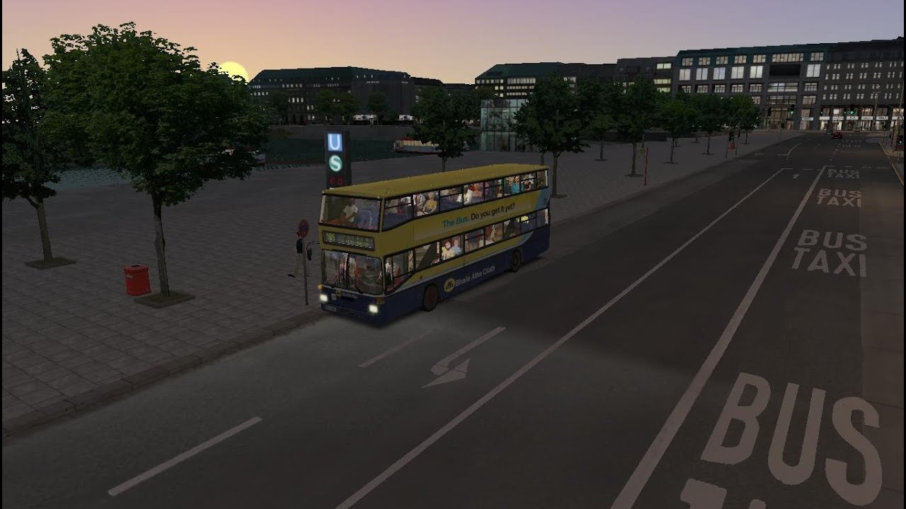 Omsi 2: Map Hamburg Route 109 Man SD202 D92 Dublin Bus