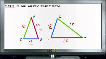 SSS Similarity Theorem: Lesson (Basic Geometry Concepts)