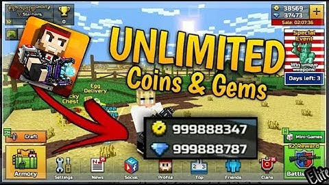 Pixel Gun 3D (12.5.1) Hack - Unlimited Coins And Gems (old!)