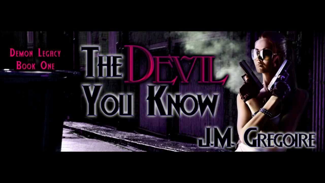 Tavia Gilbert reading the blurb to The Devil You Know by J.M. Gregoire