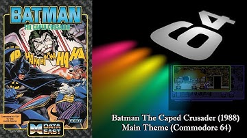 Batman The Caped Crusader (1988) Main Theme (Commodore 64)