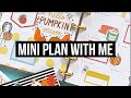 Plan With Me // Mini Happy Planner // Fall Patron Spread!