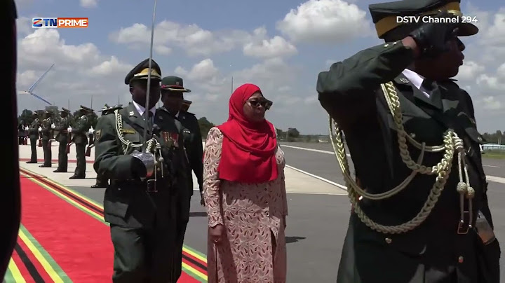 President Samia Suluhu Hassan of Tanzania Arrives in Harare for SADC Extraordinary Summit