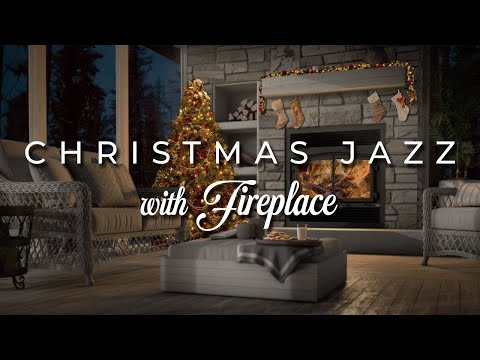 Christmas Jazz Fireplace 🎄🎷 Best Jazz Playlist for Christmas 🎅 Jazz Lounge Christmas