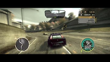 NFS Most Wanted (2005) ULTRAWIDE 100%: Blacklist 3 Race Events Speedtrap Masterson & Route 55