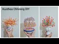 Tutorial mixed 3s wire flower beads eng sub diy craft flowers
