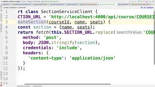 M6L2 3 section server schema model and service