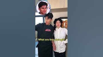 David Matthew Reacts to @MiniMoochi what really happens in the kitchen #funny #shortsfeed ​⁠