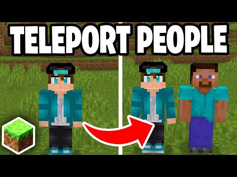 How To Teleport Someone To You In Minecraft! - Java & Bedrock