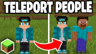 How To Teleport Someone To You In Minecraft! - Java & Bedrock