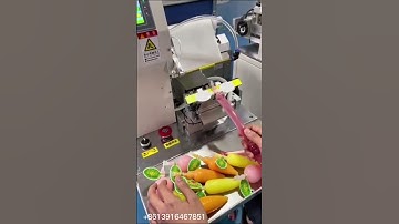 Semi automatic Jelly sticker folding labeling machine, flag label labeling machine