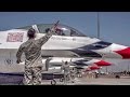 Air Force Thunderbirds Ground Crew and Pilots – Preflight Ground Routine And Takeoff