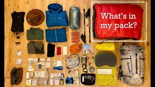 What's in my pack | Ultralight gear for hiking Australia | Packing for a backpacking trip