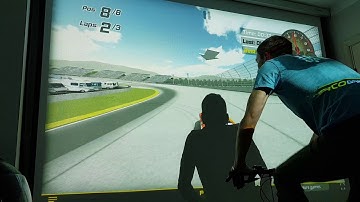 TV Bicycle riding, powered by Arduino