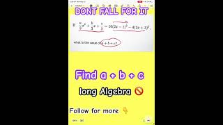 STOP Falling for This SAT Math Quadratic TRAP #satmath #shorts