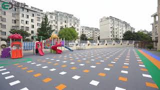 Elastic Interlocking Tiles——Kindergarten case by Green Valley Rubber flooring leader 52 views 11 months ago 38 seconds