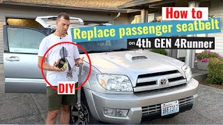 How to Replace Seat Belt on 4th Gen Toyota 4Runner - Best 4th Gen 4Runner Seat Belt Replacement by Paul Longer 5,168 views 1 year ago 5 minutes, 37 seconds