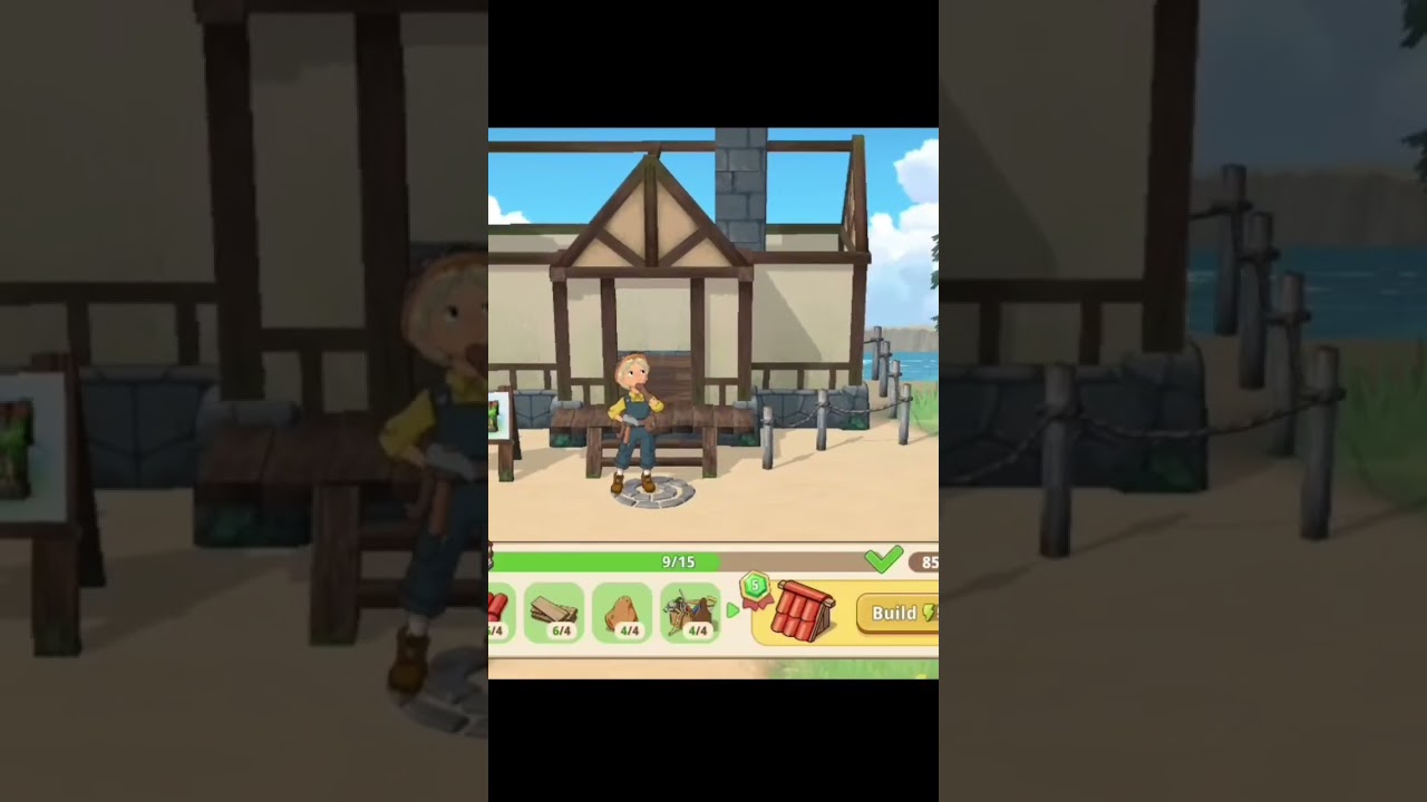 Cozy Islands Mobile | How come you can get to the roof even though there are no stairs??