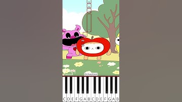 Hungry PickyPiggy | Smiling Critters | Poppy Playtime Chapter 3 (@cheeztoon) - Octave Piano Tutorial