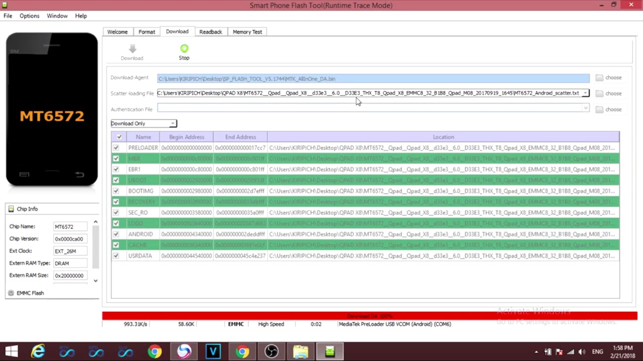 How To Flash QPAD X8 -Flash QPAD X8 Stock Firmware Rom