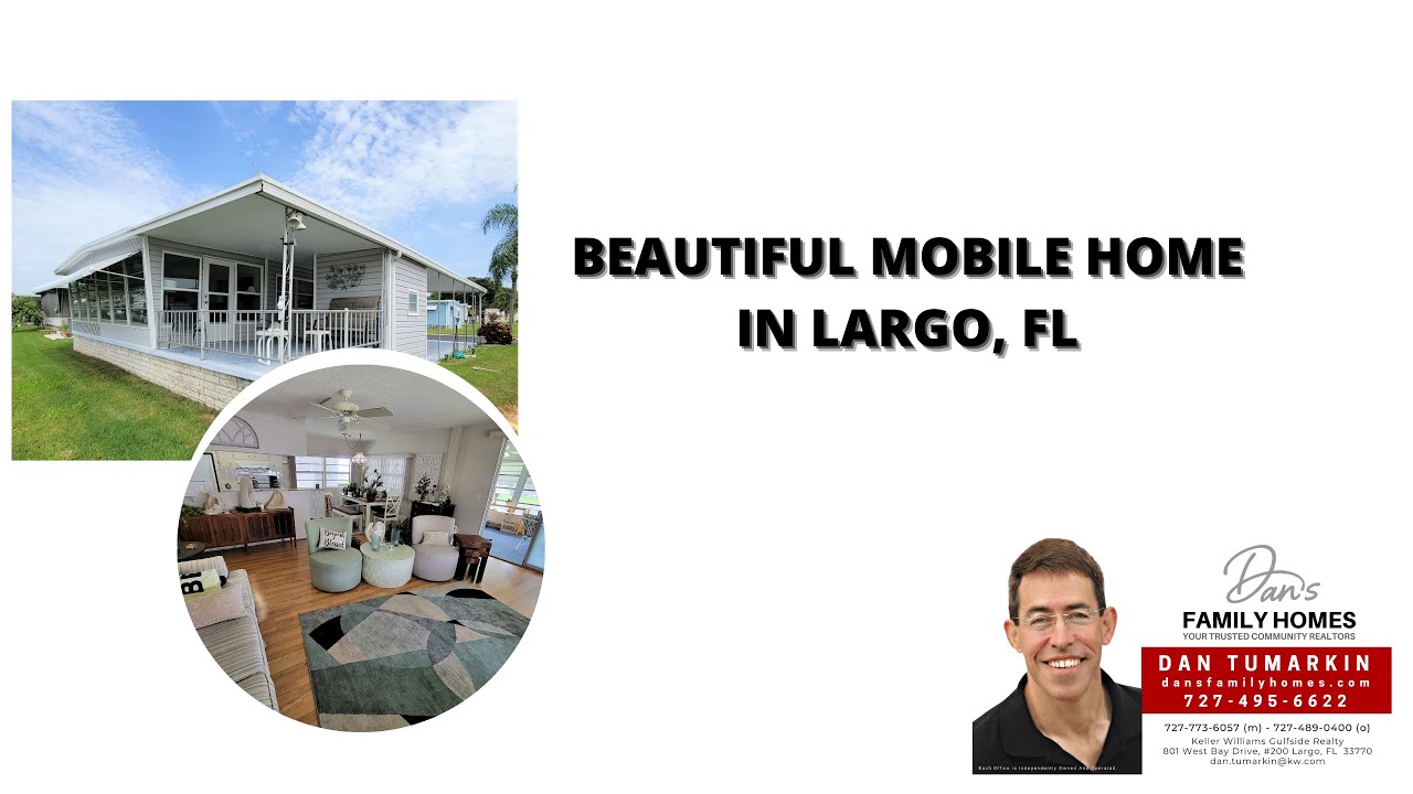 BEAUTIFUL MOBILE HOME IN LARGO, FL YouTube
