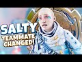 Salty Teammate Changes! No Aim Assist Solo To MASTERS! (Apex Legends)