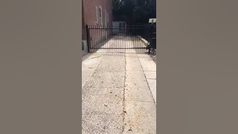 Apollo Gate opener with custom driveway gate