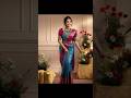 Floral Print Kanjivaram Art Silk Saree #floral #saree #woman