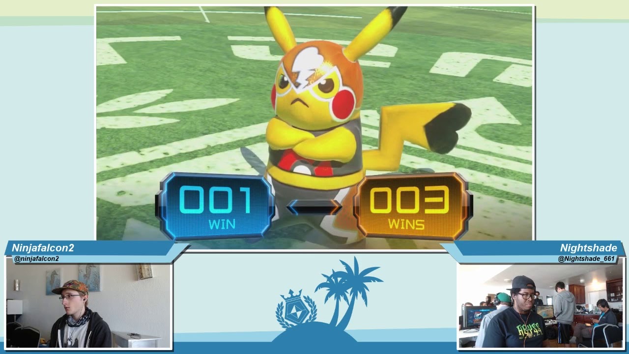 Burst Attack! @ Thalia Beach | Pools - Ninjafalcon2 (Pikachu Libre) Vs Nightshade (Machamp)