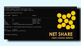 How To View, Create, Delete Network Shares Using Windows Command Prompt