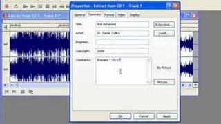 Audio CD to MP3 Sound Forge