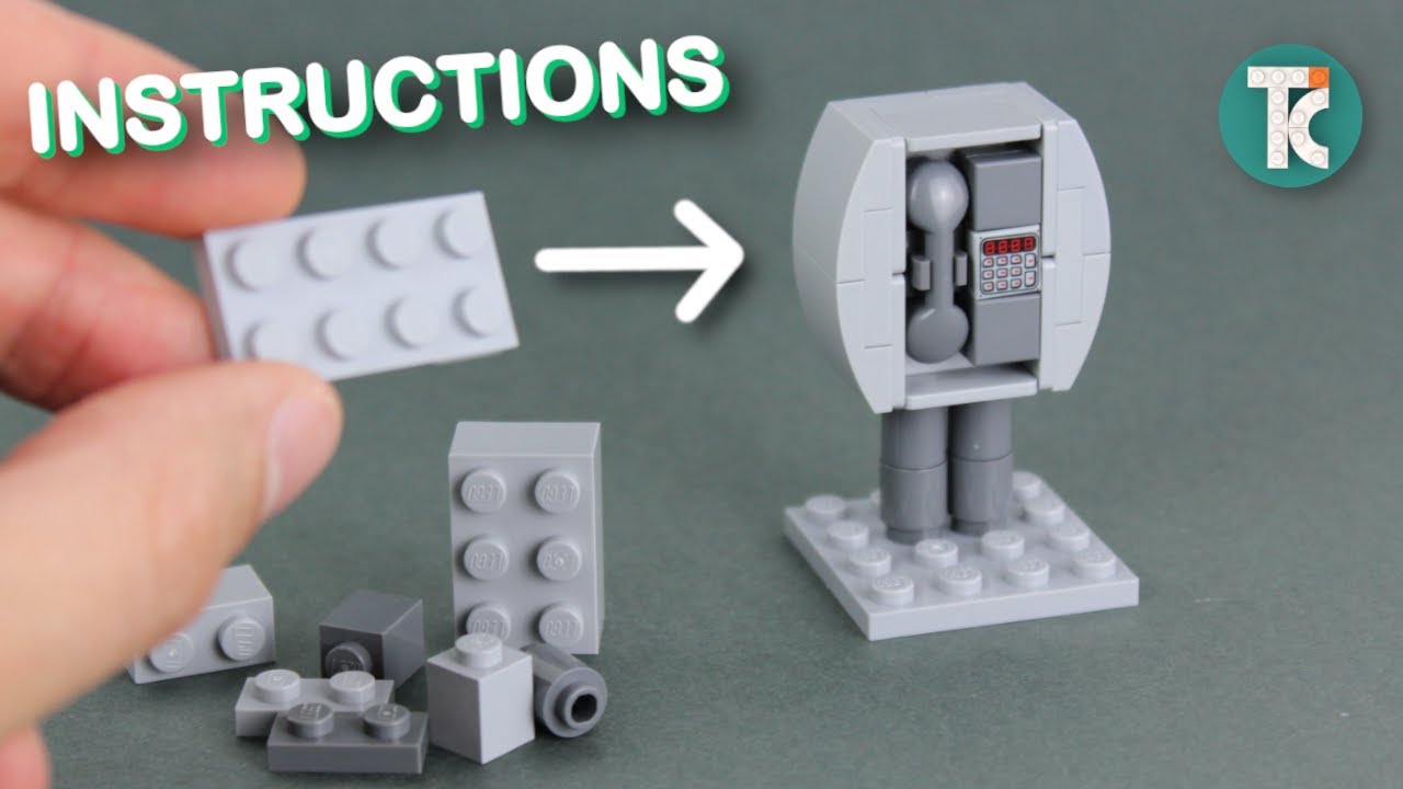 LEGO Phone Booth (Instructions)