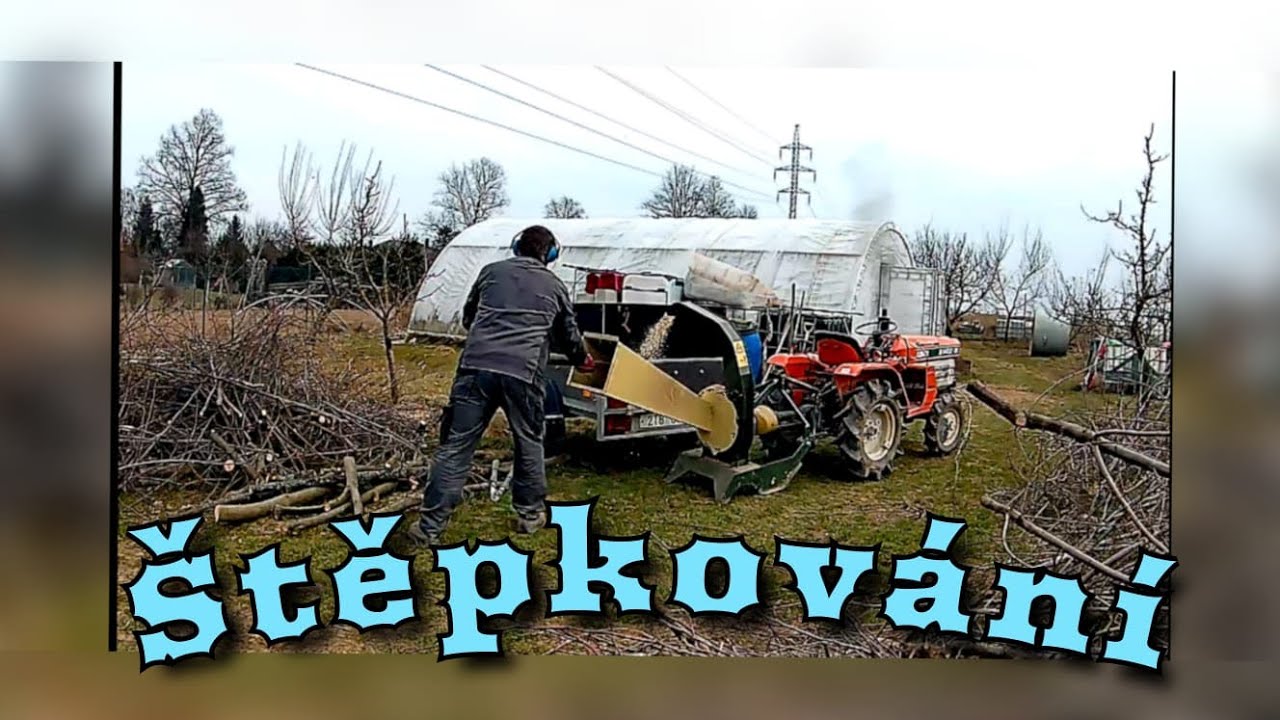 Kubota 1402 + drtič větví negri 95T