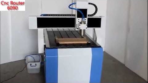 cnc router 6090 engraving test video