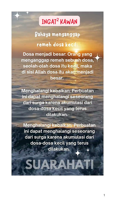 Dosa kecil yang serng kita anggap remeh #dosa #islamicvideo #dosabesar #hukumsemesta #hukumislam