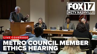 Ethics hearing continues for Metro Nashville council member