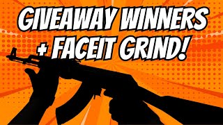 Picking Giveaway Winners & Grinding FACEIT! Testing new Crosshair & Sens! CS2 Skin & Craft Theory!