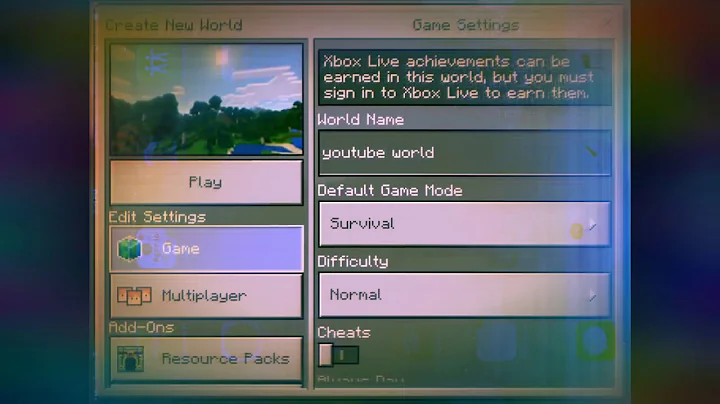 Playing mine craft with a friend
