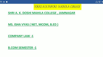 Fy bcom cl lecture 52 by pro Ms Isha vyas