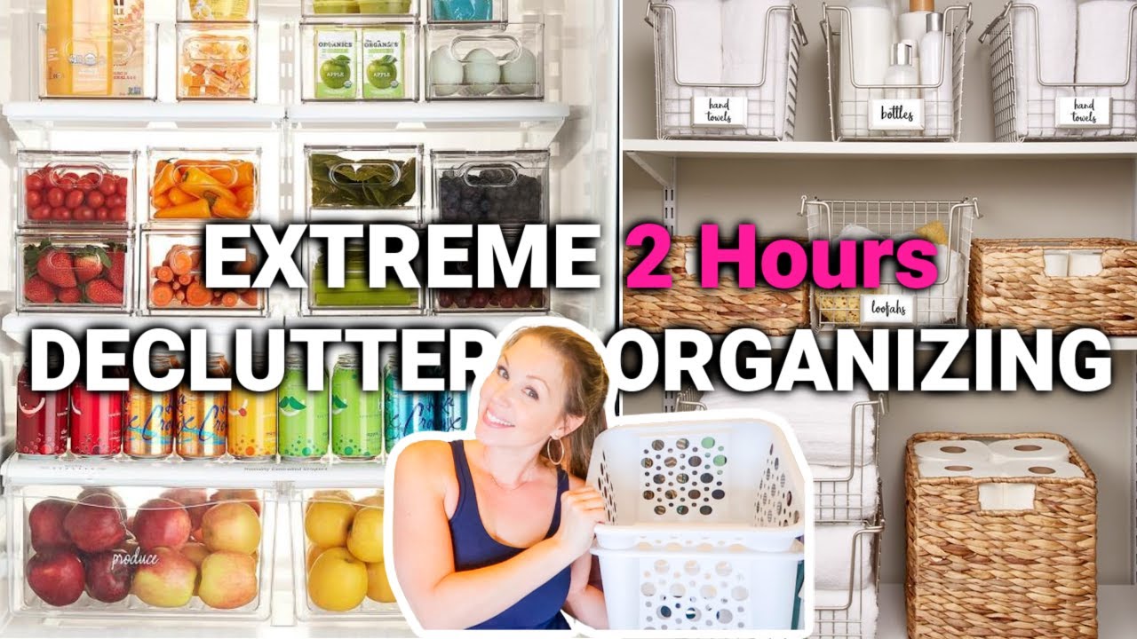 NEW!! 2022 EXREME DECLUTTER & ORGANIZATION MARATHON | INSANE PANTRY ORGANIZING