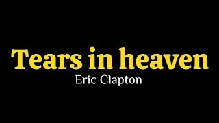Karaoke - Tears in Heaven - Eric Clapton