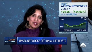 Volatility is something we plan for, says Arista CEO Jayshree Ullal on Meta's CapEx spending