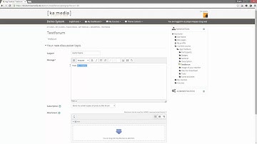 Moodle 2.6 - all Users - Forum - basic usage