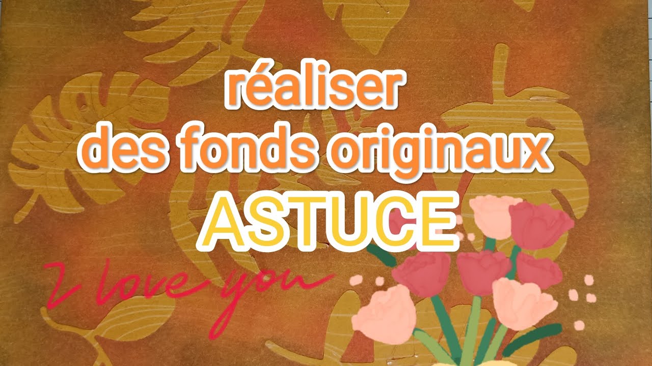 [ASTUCE] :Réaliser des FONDS DE CARTE TRÈS ORIGINAUX  avec UNE PLASTIFIEUSE