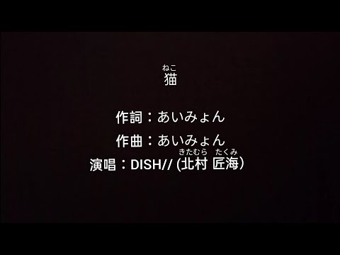 猫-DISH// (北村 匠海）（中日歌詞）